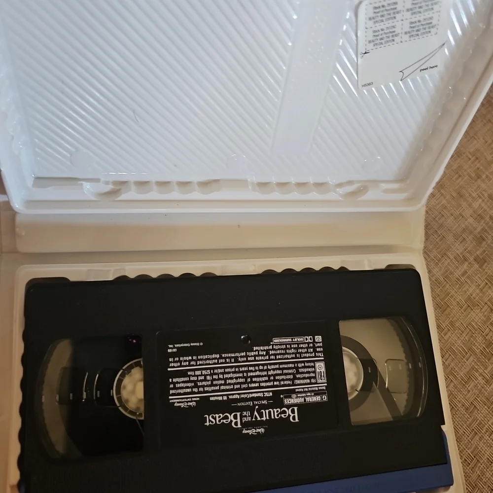 Walt Disney VHS Beauty and the Beast Special Platinum Edition